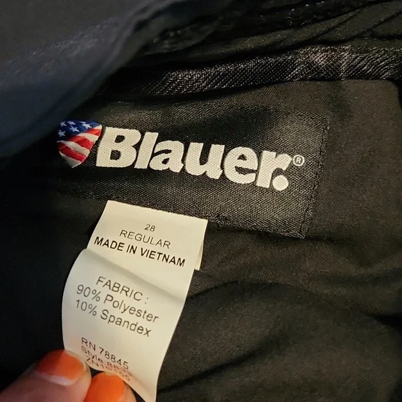 Blauer Flexheat Dark Navy Detail Pants Sz 28 Regular NEW